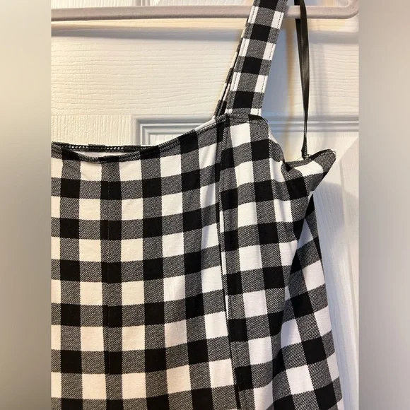 Forever 21 Black & White Gingham Sweetheart Neckline Romper - Picture 13 of 14